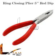 Loop Jump Ring Closing Pliers 5'' Red PVC Grip Smooth Jaws Chain Jewelry Tools
