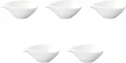 Set of 5 Velias SSS/WH Single Mouth Bowl, 3.7 x 2.1 x 1.4 inches (9.4 x 5.3 x 3.5 cm) | Setomonohonpo with Dressing, Made in China