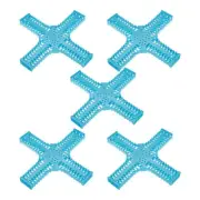 Queen Bee Cage, Cross Type Box Push-pull Cage Beekeeping Tool Blue 5Pcs