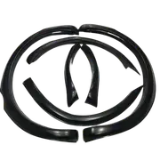 SLIM FENDER FLARES SUIT FORD RANGER PX I II 2012-2018 BLACK FRONT ONLY