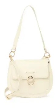 Badgley Mischka Top Handle Saddle Bag In Buff