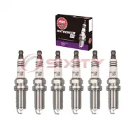 6 pcs NGK Ruthenium HX Spark Plugs for 2007-2010 Kia Magentis 2.7L V6 - ge