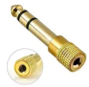 3.5mm Female to 6.5mm Male Audio Adapter