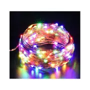 Christmas Fairy Lights 300LED Copper Wire Twinkle String Lights for Garden Party Indoor Decor -Multicolor