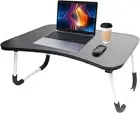 Laptop Desk,Laptop Bed Table,Foldable Computer Table,Folding Breakfast Tray,Port