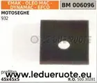 50030281 Pre-filter Air Filter Chainsaw Efco Dynamac Emak Oleo Mac 932 45x45x5