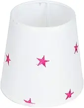 Lampshade Lampshade for Table Lamps Replacement, Star Pattern Table Lamp Lampshaders Chandelier Pendant 4.3x5.9x5.5in (Pink Stars)