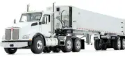 FIRST GEAR 50-3454 KENWORTH T880 w/ Chrome EAST GENESIS END DUMP 1:50 "NEW"