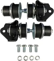 IBESTWOLF Front Engine Mount Kit with Brackets for 1955 1956 1957 Chevy Bel Air SBC V-8 Engines 400-6897, 400-6902