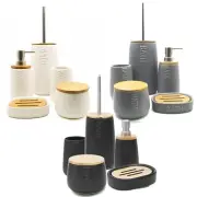 Bath Accessories Set Tumbler lotion soap dispenser soap dish Toilet Brush