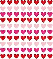 Heart Garland Decor for Valentines Day Decorations,8 Strings Hanging Heart Banner for Romantic Party Decor for Home Bridal Shower Anniversary Wedding Birthday (A)
