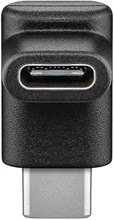 Goobay USB-C to USB-C 90 Degree Plug Adapter, Black