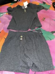 Anko Grey Knit Pjs 1 Freepost A14