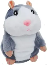 Talking Hamster Repeats What You Say Mimicry Pet Toy Plush Buddy Mouse W