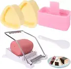 Musubi Mold, Musubi Maker Press,Onigiri Mold, Non-Stick Luncheon Meat Slicer,Sus