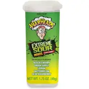 1 x Warheads Extreme Sour Minis Hard Candy Asst Fruit 1.75 Oz Flip Cap Container