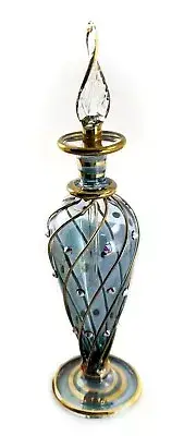Vintage Handmade Egyptian Perfume Bottle bottles made pre 1995 JCE17 72