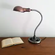 Industrial Desk Lamp. Steampunk Desk Lamp. Gooseneck Lamp. Adjustable Desk Lamp.