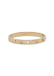 Coach Logo-embellished Bracelet - Gold - One Size One Size