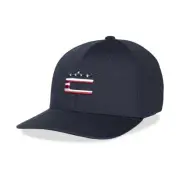 NEW Cobra Golf Crown C Stars & Stripes Snapback Hat Cap - Navy Blazer