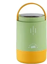 Hot Cold Container, Stainless Steel Flask, Leakproof Food Jar, Wide Mouth, Triple Layered, 11.3x17.1cm, For Soups, Rice, Pasta, Catering