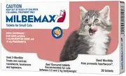Milbemax Allwormer Tablets for Small Cats 0.5 to 2 Kg 20 Tablets