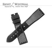 ZENITH caoutchouc strap 22 mm black for various ZENITH watches