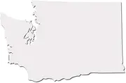 Washington Evergreen State Husky Pride Decal Sticker - White 5" Vinyl Decal for Cars, Macbooks, and Other Laptops