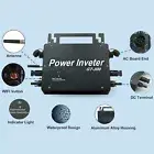 Solar Grid Tie Micro Inverter For Panel 1 Phase 300W DC To AC WiFi Control 230V