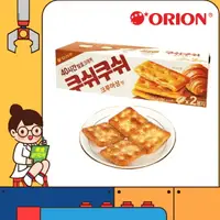 在飛比找樂天市場購物網優惠-零食研究所 韓國 好麗友 ORION 焦糖可頌千層蘇打餅乾 