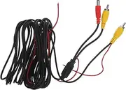 CAXUSD Backup Camera Extension Cable Dual Function Power Video Wire for Car Reverse Camera Connector for Rear View Monitoring Compatible with Multiple Vehicle Models