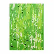 Blue Dripping Color Painting Canvas Print