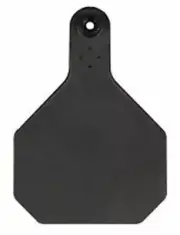 YTex 4 Star Cow All American Ear Tags Blank Identification Cattle BLACK