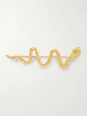 [YSSO] YSSO - Ophis Gold-plated Brooch - One size One size Gold