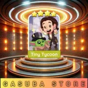 TINY_TYCOON_MONO_POLY_-GO_4_STARS STICKER VERY FAST DELIVERY !