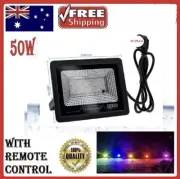 50W RGB LED Flood light Spotlight Color Changing Outdoor Floodlight W/ AU Plug