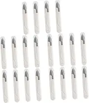 TEHAUX 5sets Multi-functional Cutting Tool Embroidery Scissors Small Pointed Tip Sewing Scissors U-shaped Handle Safe for Fabric Cutting 4pcs*5