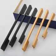 Slim Design Kitchen Cabinet Handles Drawer Bar Handle Pull Black 128MM