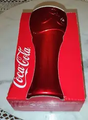 Coca-Cola Coke Glass Red RARE