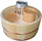HOSHINO Hinoki Japanese Onsen Bath Set , OK Beer Version JP New