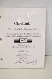 CineLink Amiga Film Recorder Driver Amiga Computer Software