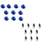 Water Drop Rhinestones Flat Back Rhinestones Headpiece DIY