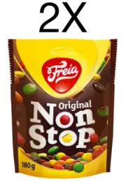 Freia Non Stop Norwegian Chocolate 2X150g