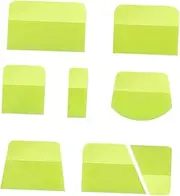 FJMQHU 8Pcs PPF Squeegees TPU Squeegees for Vinyl Window Tint Tools for Window Tinting Mirror Water Wiping Film Installations, Yellow