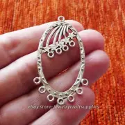 2x Shooting Star Chandelier Earring Findings 7 Hole Multi Connector Pendant