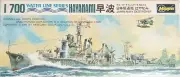 Hasegawa 1/700 Water Line Series, Hayanami Japan Navy Destroyer (#48)