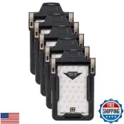 Identity Stronghold - Pack of 5 - Secure RFID Badge Holder for 1 Card - Heavy