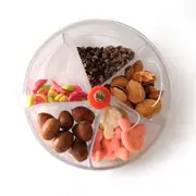 Catzon Bird Foraging System Wheel Seed Food Ball Spinning Training Toy-Clear