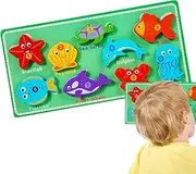 Tear and Pull Puzzle Game,Preschool Toys Matching Puzzle for Boys Girls | Colorful Fun Shape Sorter for Classroom, Bedroom Enrichment