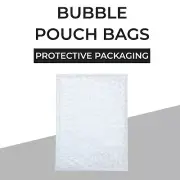 Bubble Pouch Bag White Clear Plastic Bubble Wrap Bags Sleeve Many Sizes